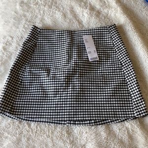 Urban outfitters gingham mini skirt